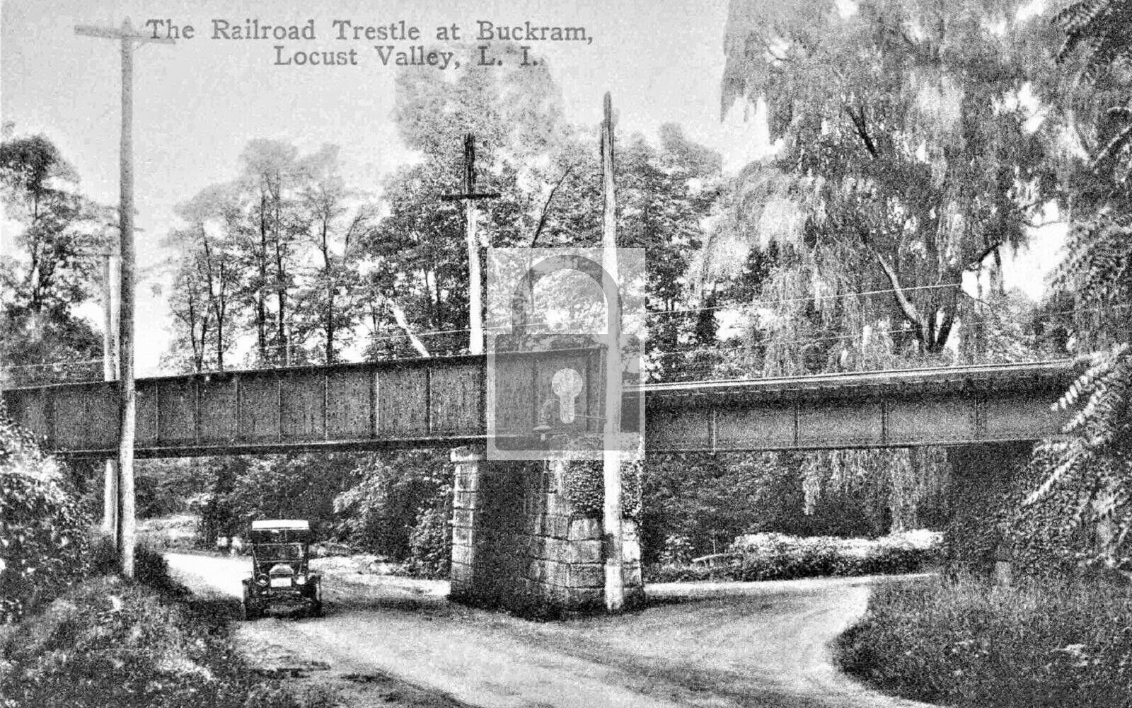 Railroad Trestle Bridge Buckram Locust Valley Long Island NY - 8x10 Reprint