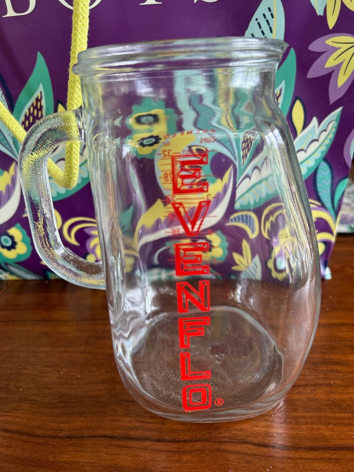 Vintage EVENFLO Glass Measuring Pitcher 4 Cup 32 Ounce 1 Quart Baby Formula