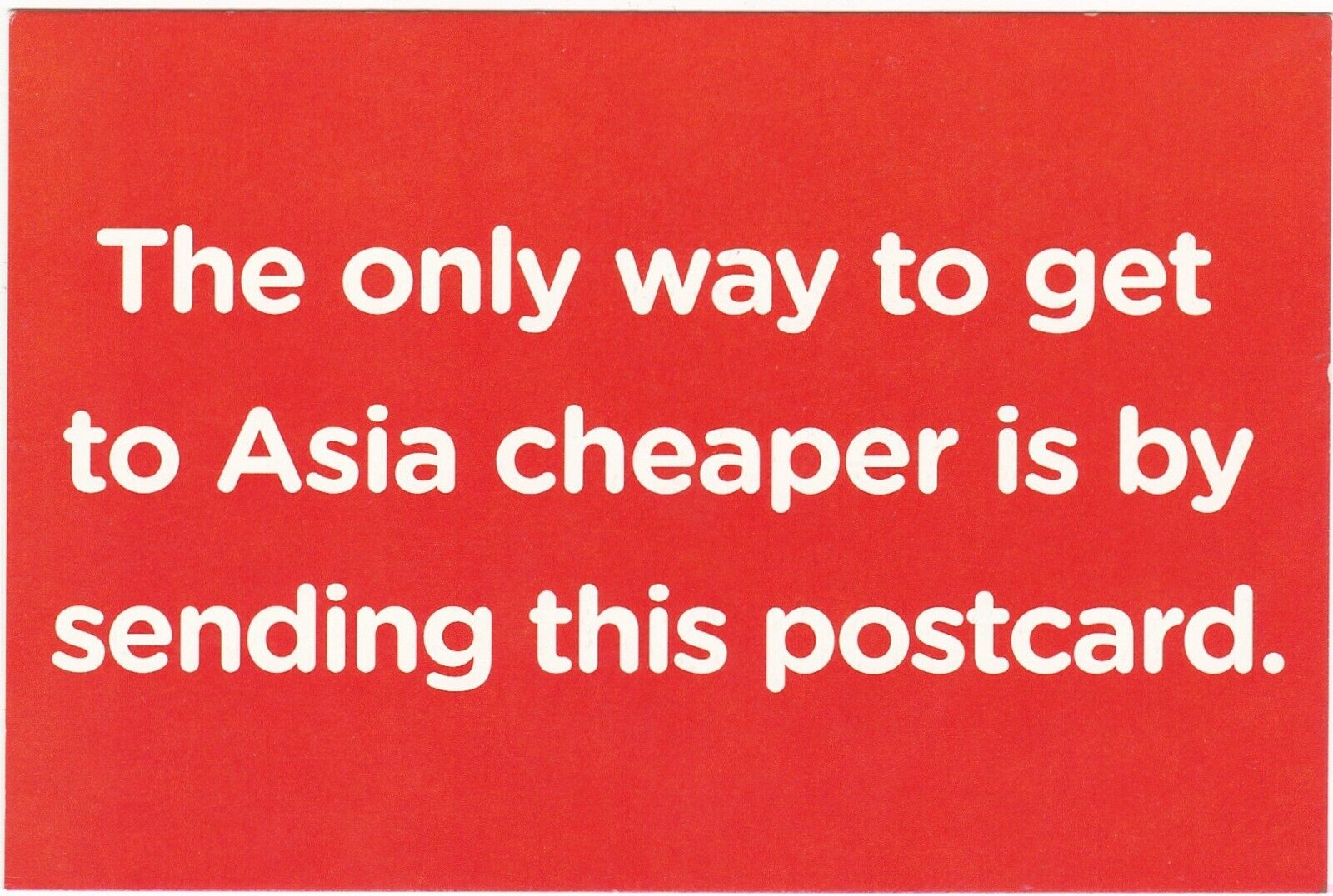 V12447 Australia Avant Card #12447 Air Asia postcard