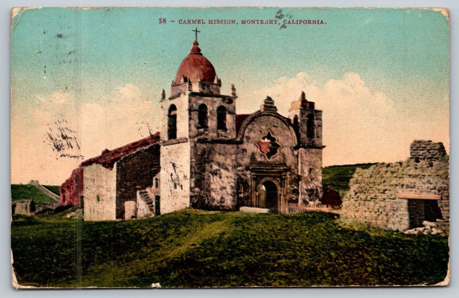Carmel Mission, Monterey, CA - Postcard