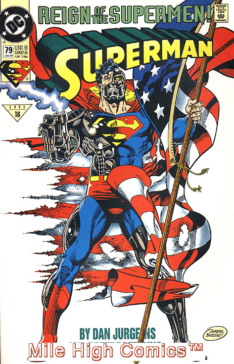 SUPERMAN  (1986 Series) (#0-226, #650-714) (DC) #79 Very Good Comics Book