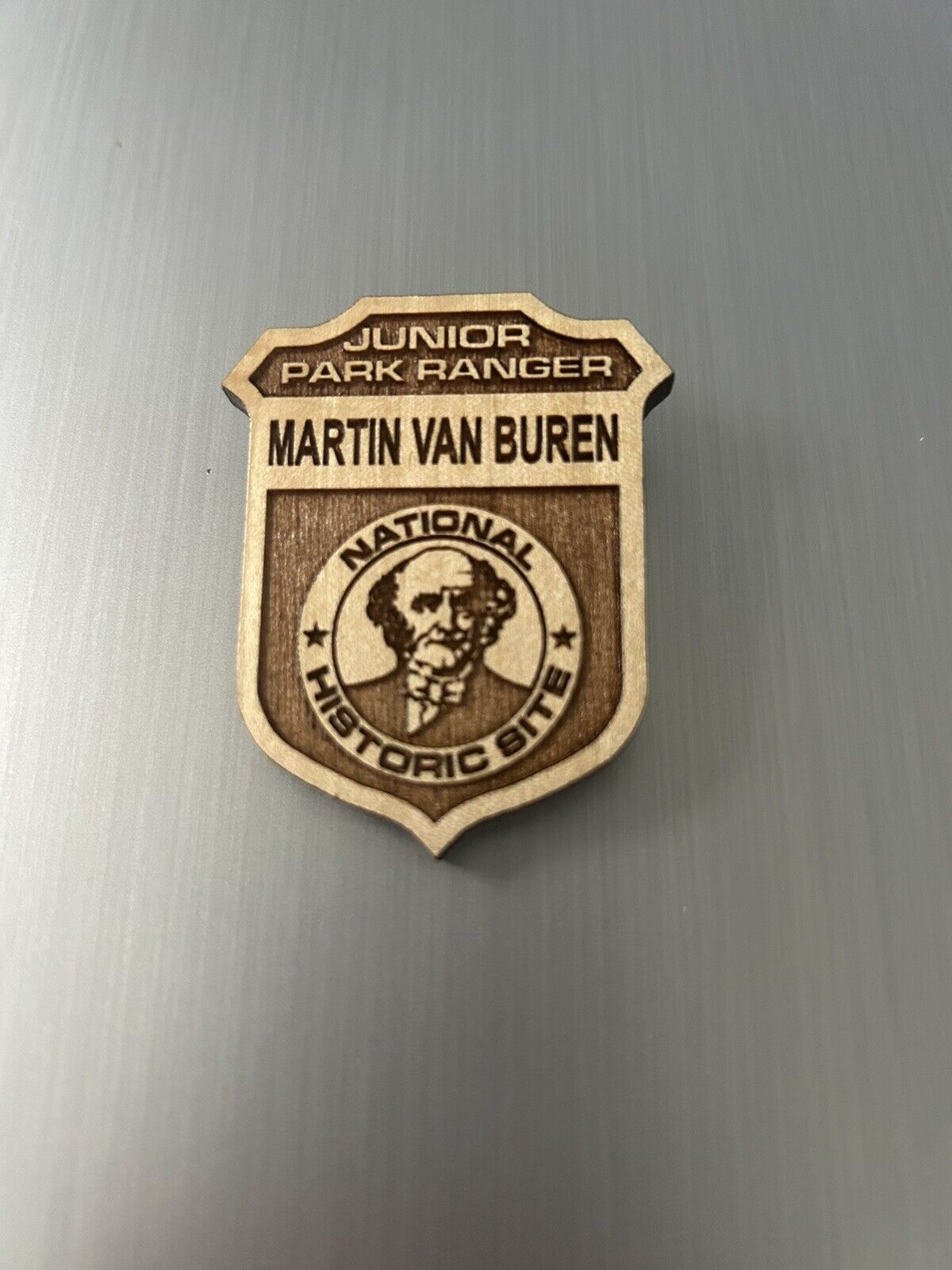 Martin Van Buren National Historic Site Junior Ranger Wooden Brand New NY