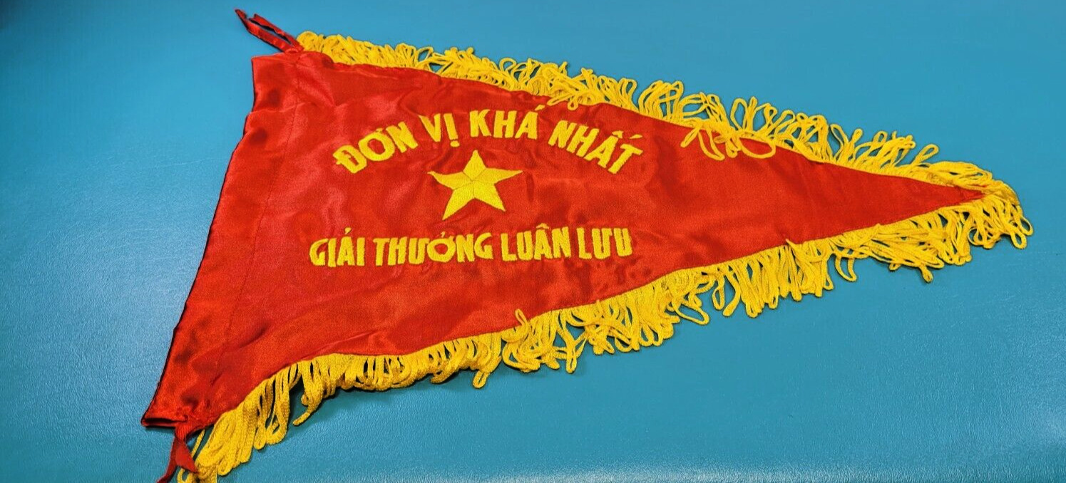 Vietnam NVA Army Guidon Flag Banner National Army Best Unit Award Rotation