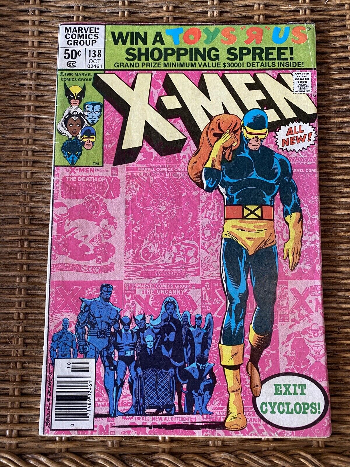 X-Men 138 Exit Cyclops