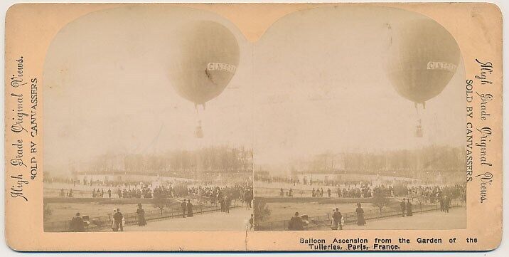 FRANCE SV - Paris - Balloon Ascension - High Grade Original Views 