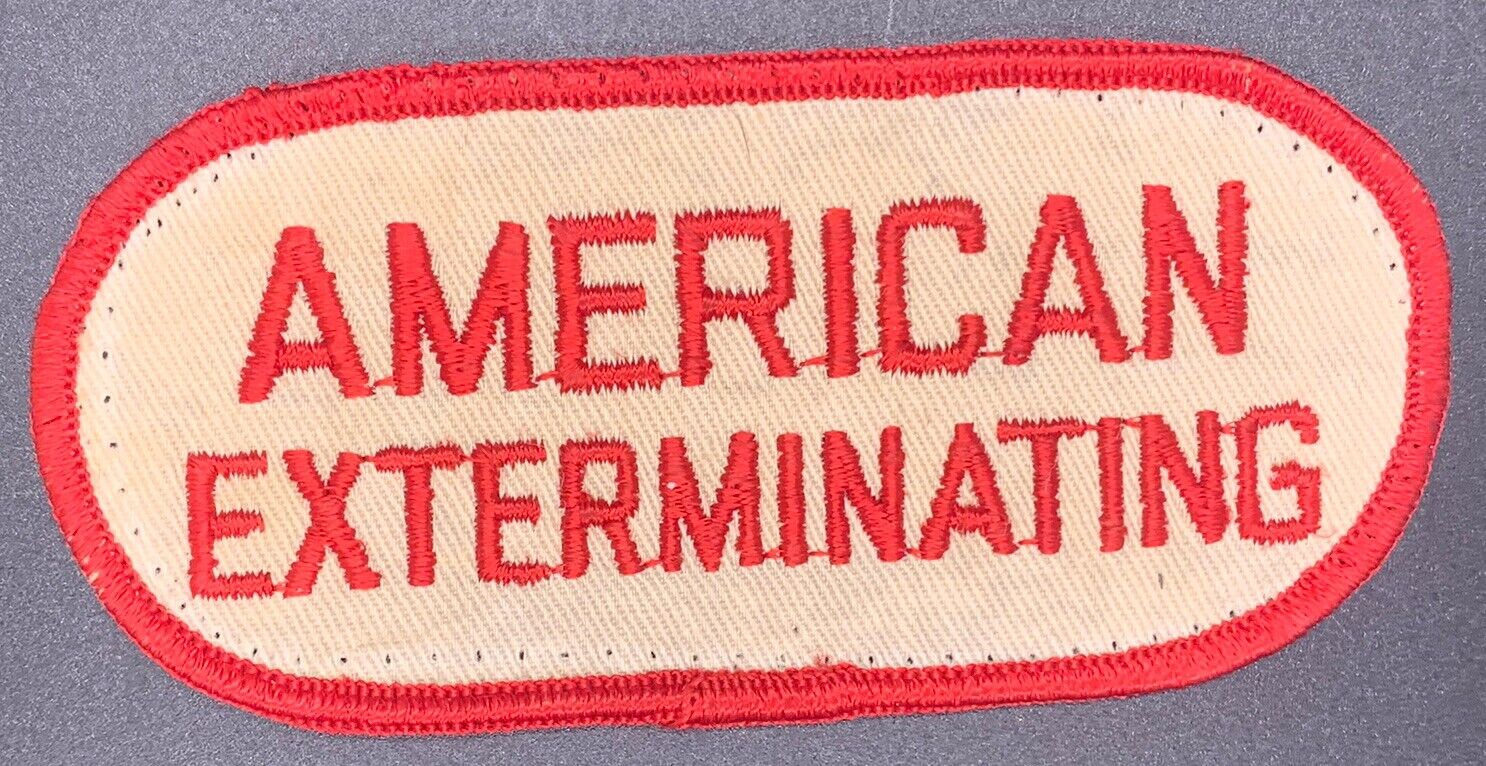Vintage American Exterminating Uniform Patch