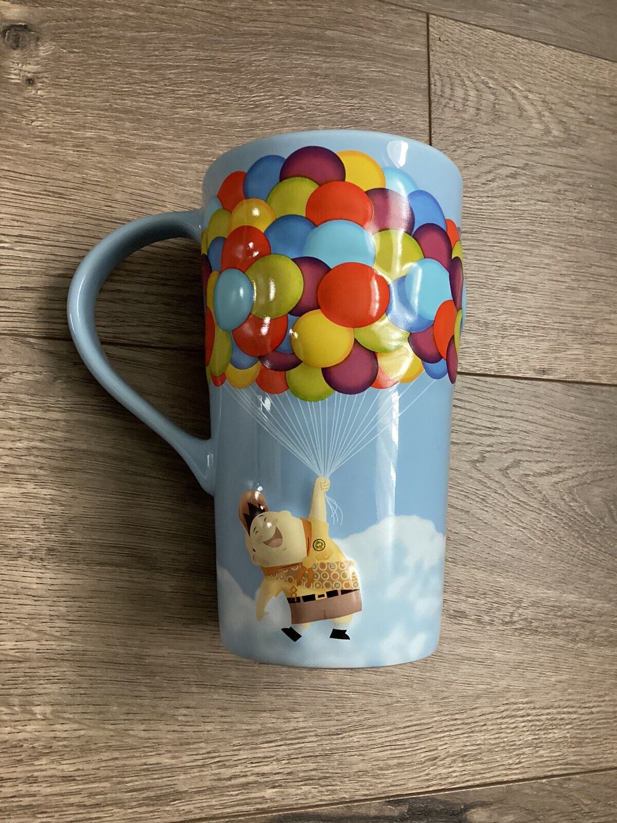 Disney Up Pixar Russell Balloons Tall Mug Coffee Tea Excellent 