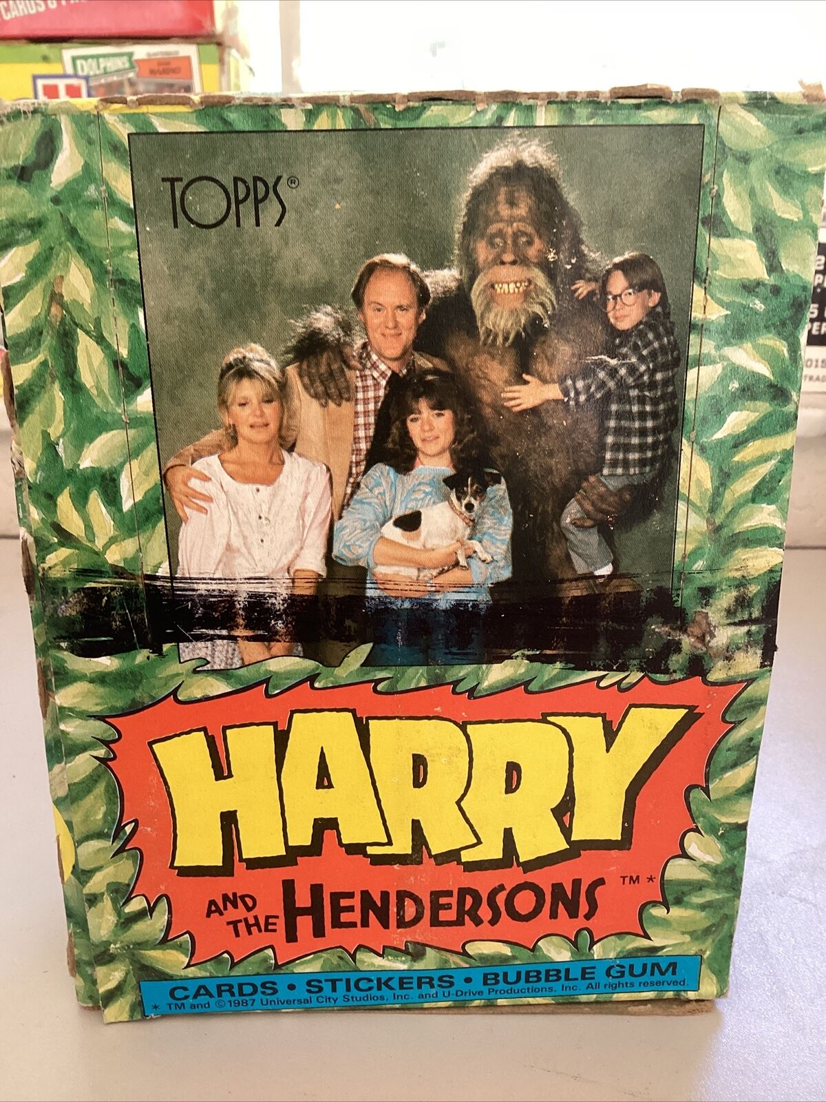 1987 Topps Harry and the Henderson Movie Trading Cards 24 Packs Box