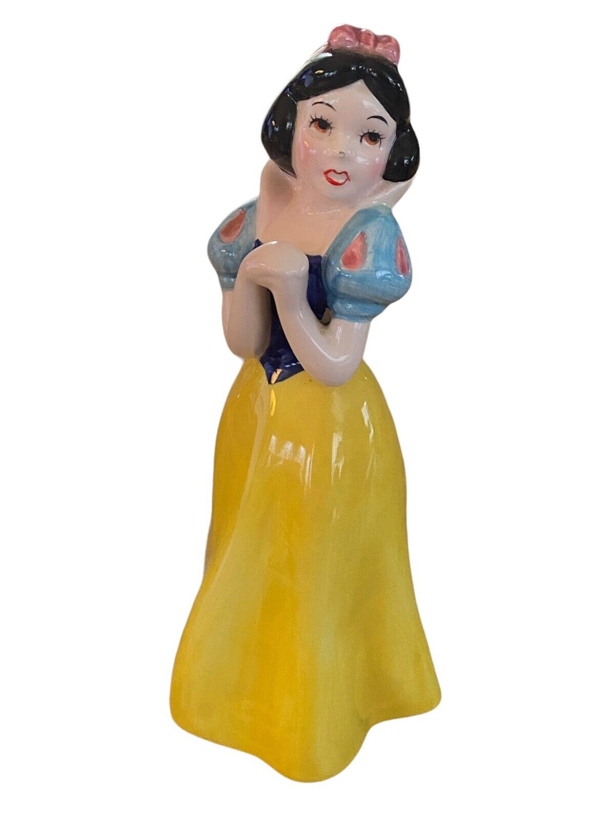 Walt Disney Productions Ceramic Snow White Figurine Japan