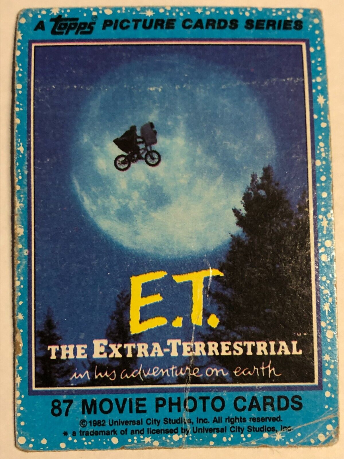 Topps 1982 E.T. The Extra-Terrestrial Trading Card #1 INTRODUCTION