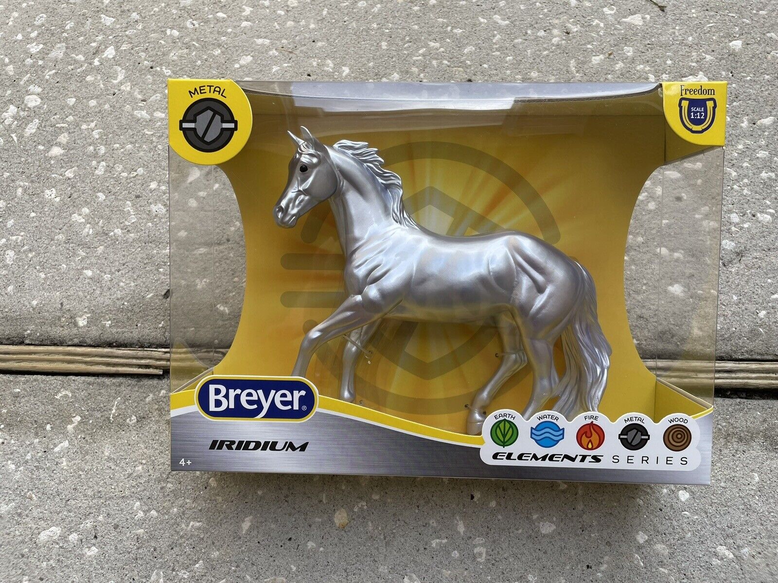 NEW Classic Breyer Horse #10072 Elements Collection Iridium Metal Silver Harper