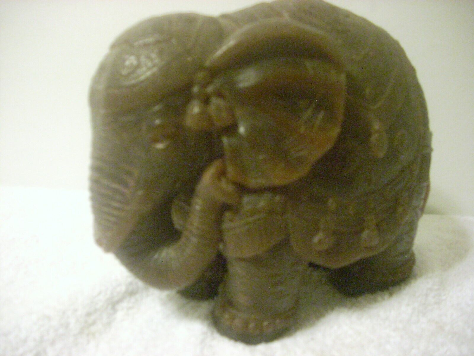 Vintage Rare Wax Elephant Candle  