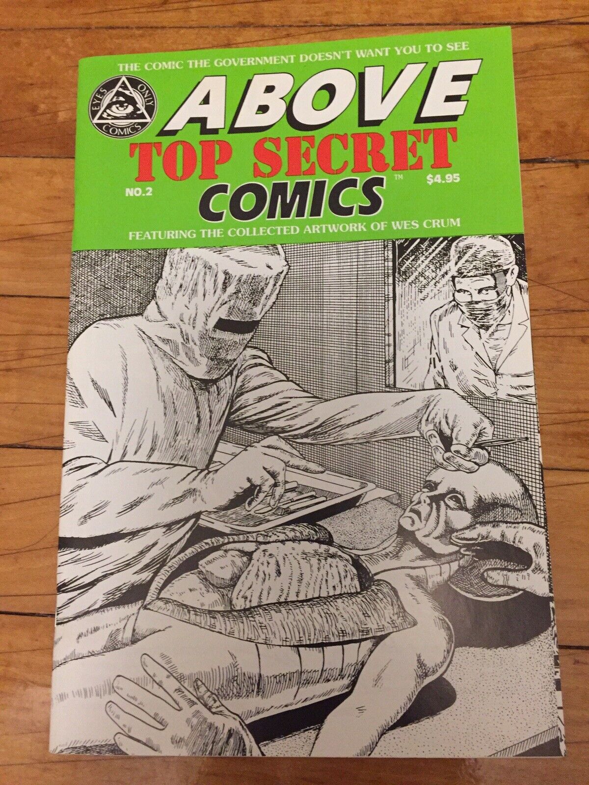 Above Top Secret Comics Featuring The Collected Artwork Of Wes Volume2 No.2 1996