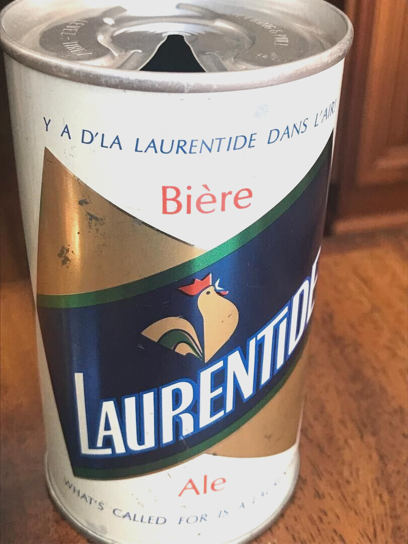 Laurentide Ale Beer Can Empty 12 oz MOLSON BREWERY MONTREAL QUEBEC CANADA
