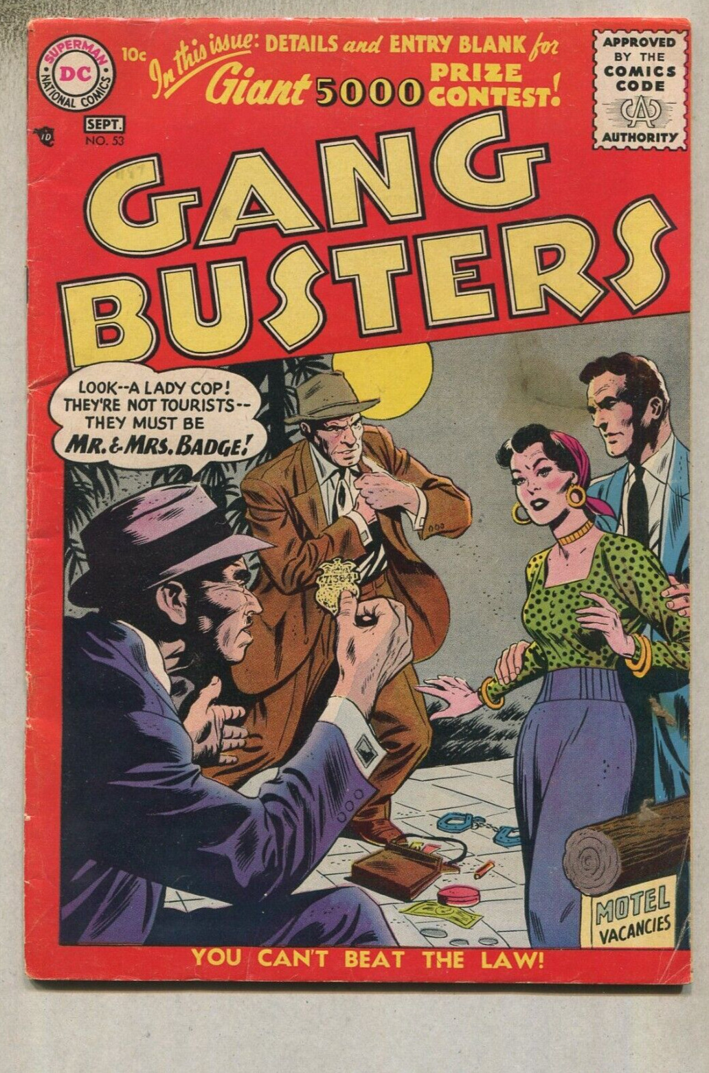 Gang Busters: #53 VG+  You Can\'t Beat The Law  DC   Comics   D1