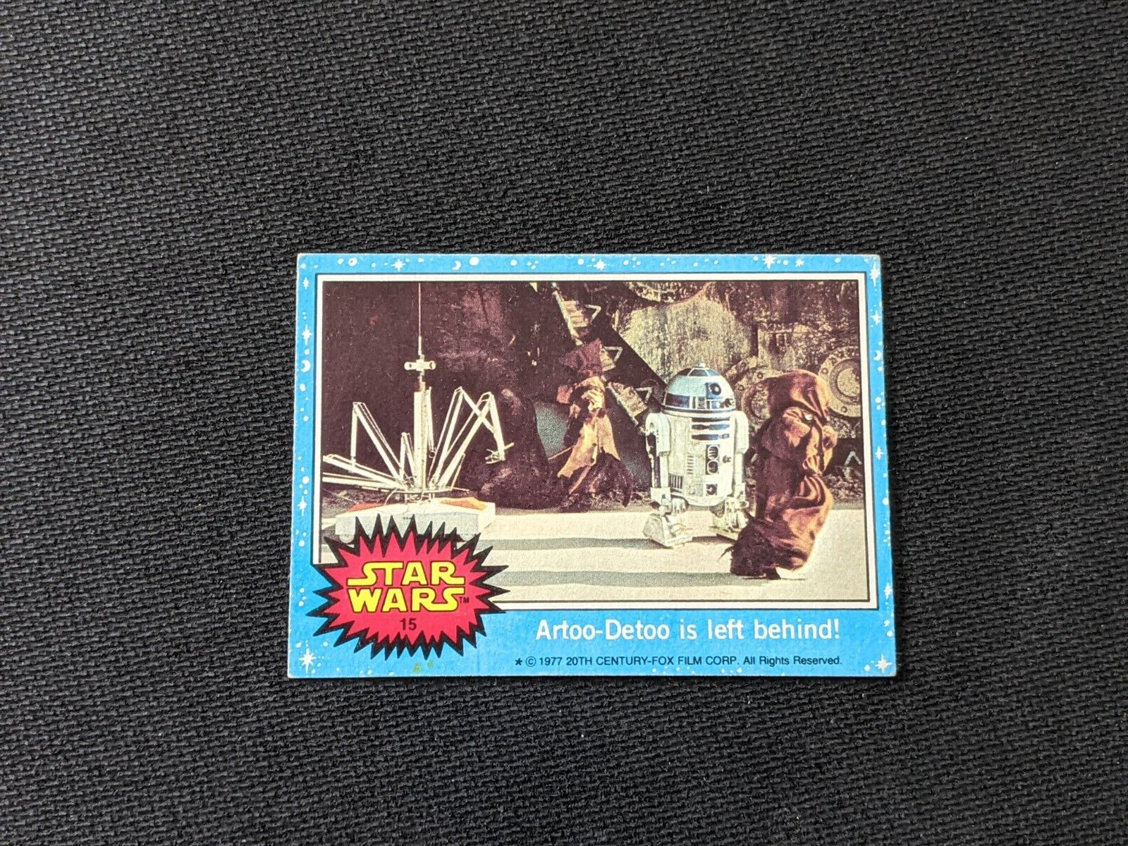 1977 Star Wars Series 1 Artoo-Detoo Is Left Behind Card #15