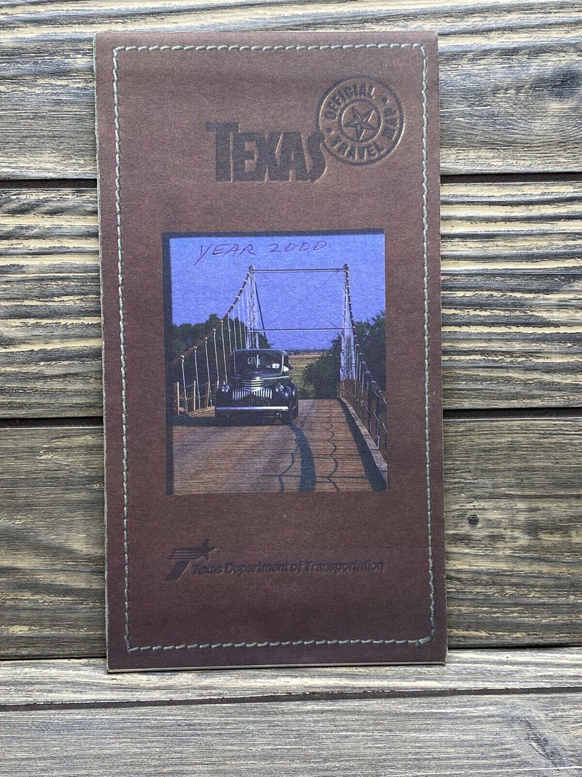 Vintage 2000 Travel Magazine Texas Highways Map￼