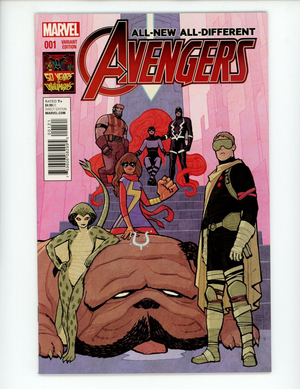 All New All Different Avengers #1 Comic 2016 NM- Cliff Chiang Variant 1 :50