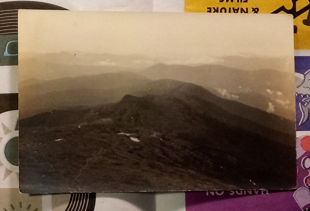 From Mt Washington New Hampshire - RPPC Postcard