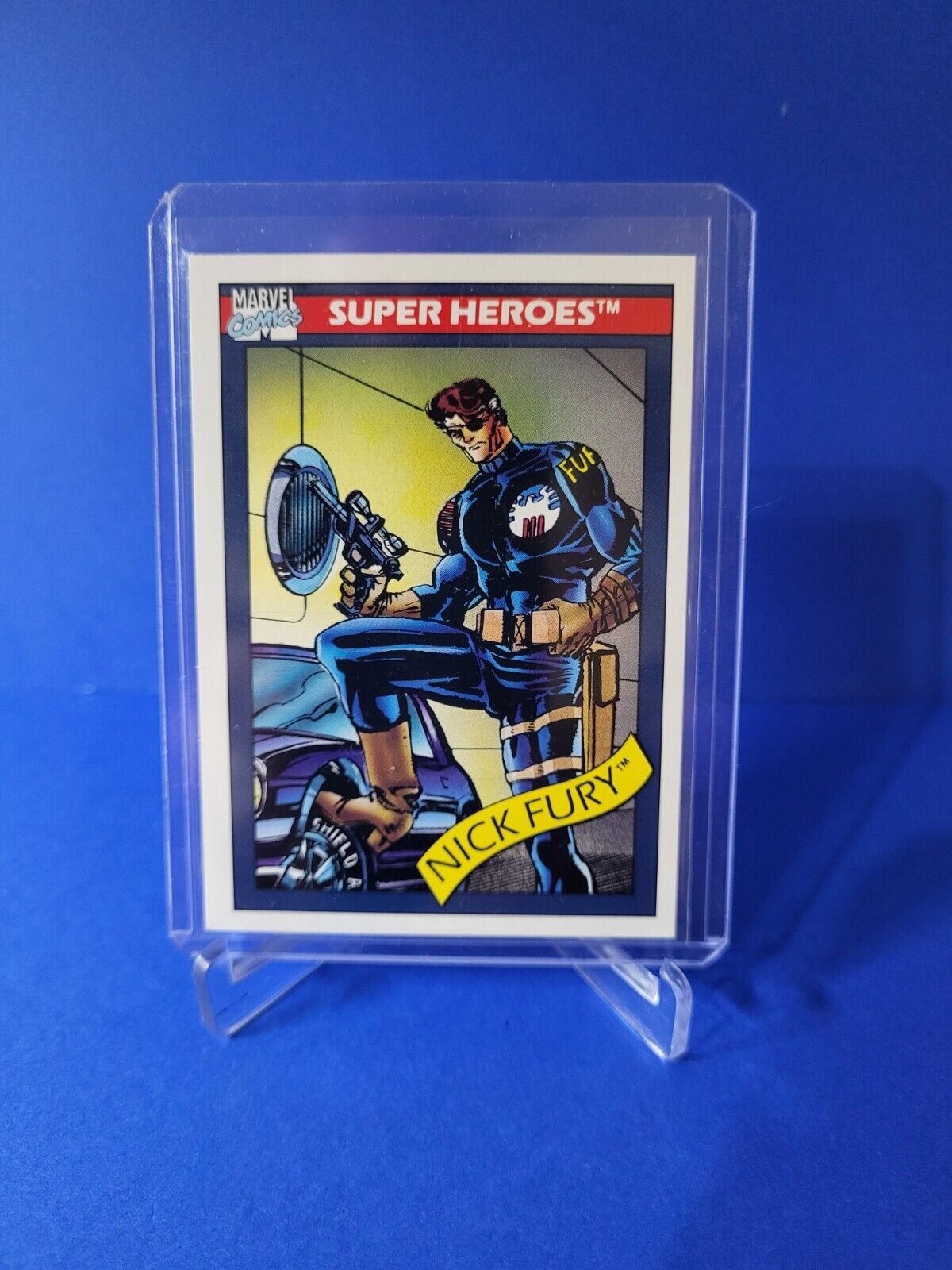 1990 Marvel Impel Nick Fury #5 Super Heroes