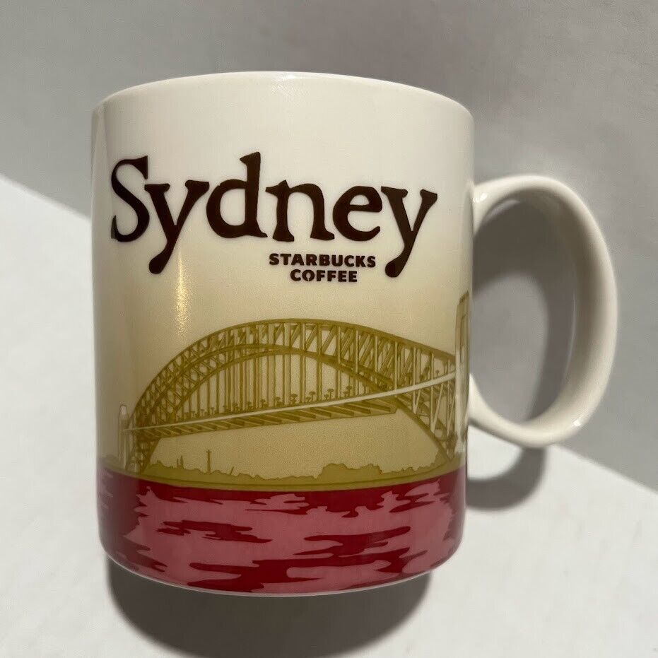 Starbucks 2013 Sydney Australia Global Icon Collector Series 16 oz Coffee Mug
