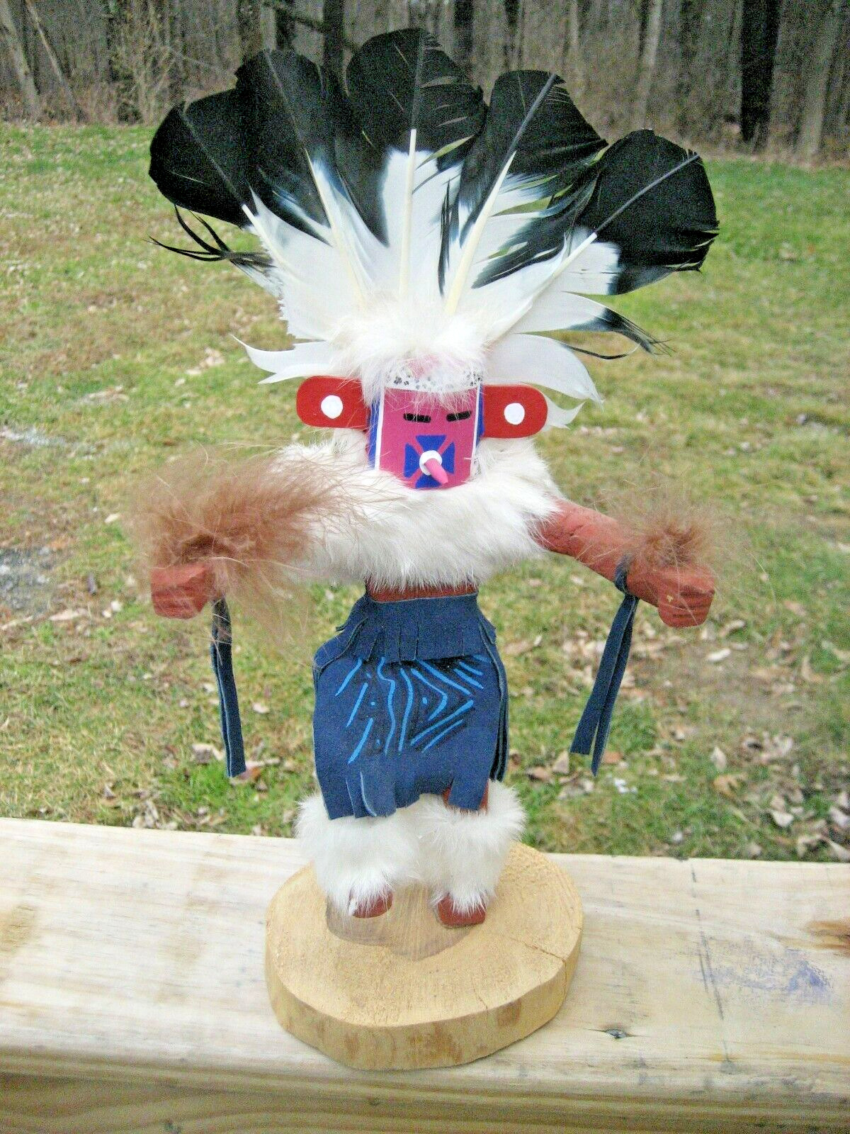 Native American-Kachina - Handcrafted +Signed 16