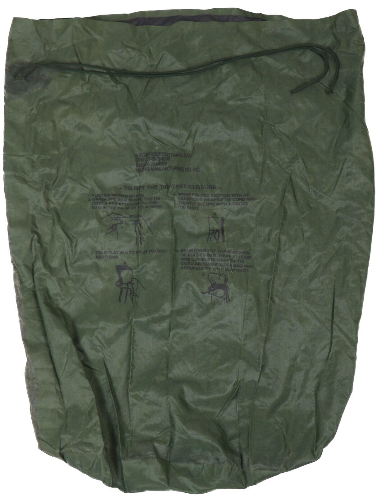 US Army Waterproof Clothing Bag Clothes Gear Wet Weather Laundry Bag Military