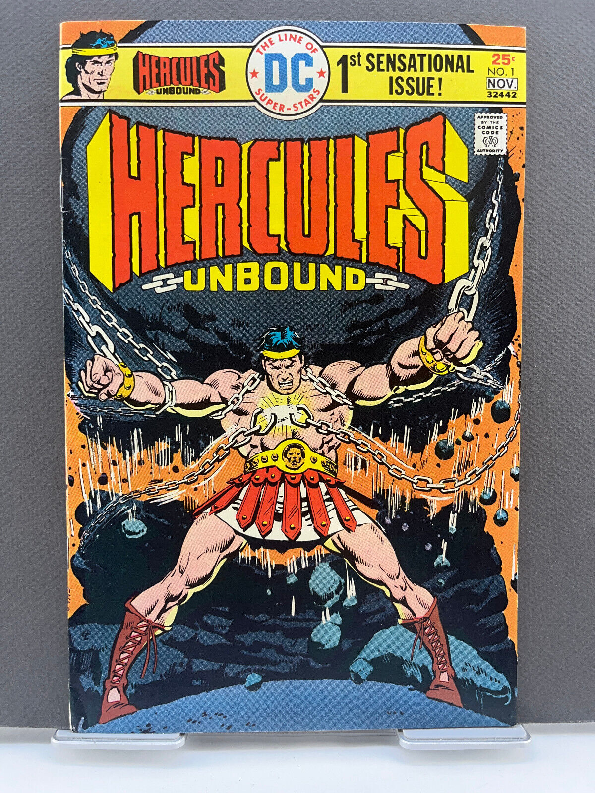 Hercules Unbound #1 DC comics 1975 7.5 Very fine