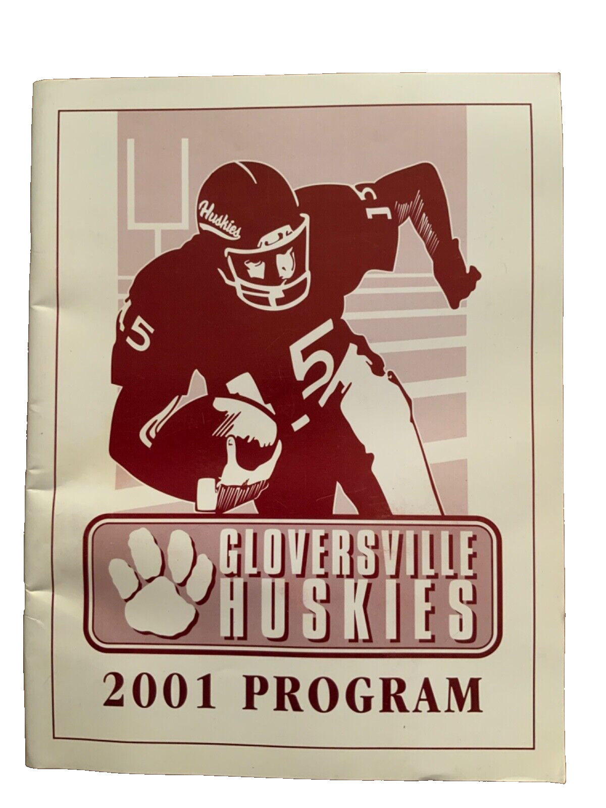 2001 HUSKIES Football Program Gloversville New York