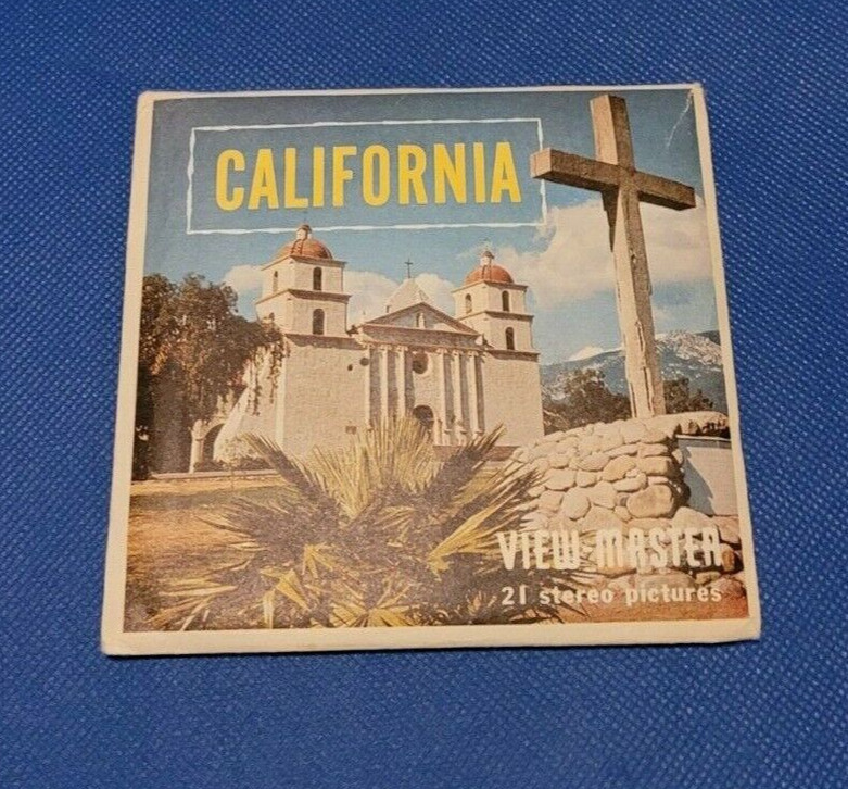 Vintage A170 CALIF-1 2 & 3 California State Packet view-master 3 Reels Packet