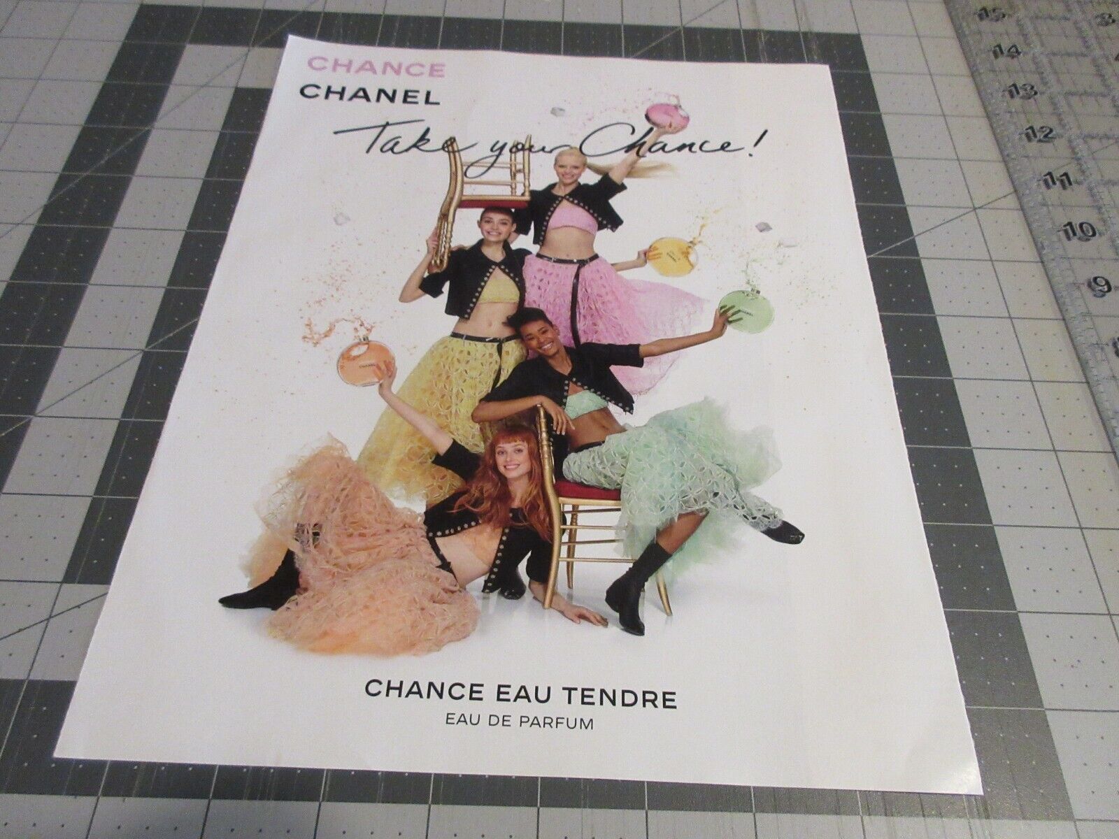 2019 Chance Chanel Eau Tendre, Print Ad Take your Chance