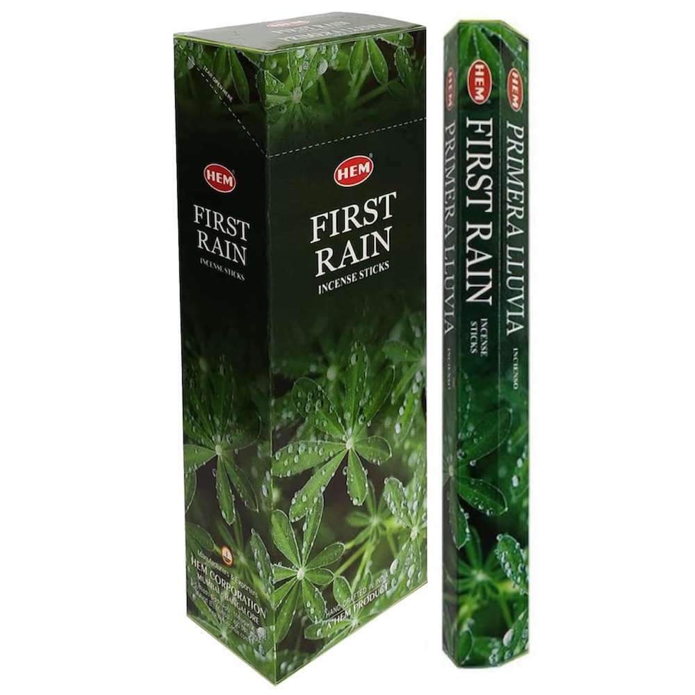 Hem First Rain Incense Sticks Home Fragrance - Primera Lluvia Incienso