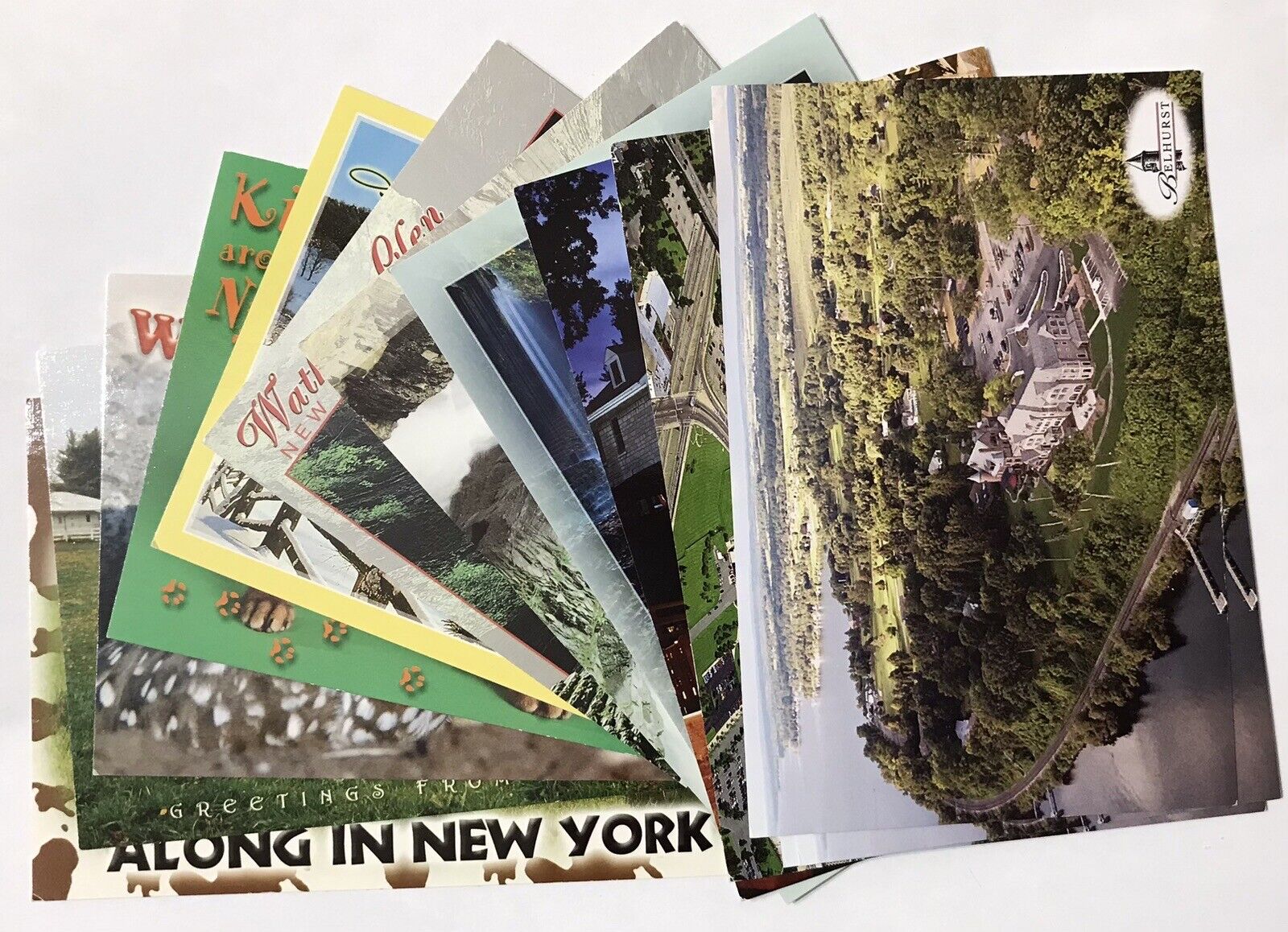 13 New Postcards 2009 New York Scenic Prints, Rochester,  Watkins Glen, Belhurst