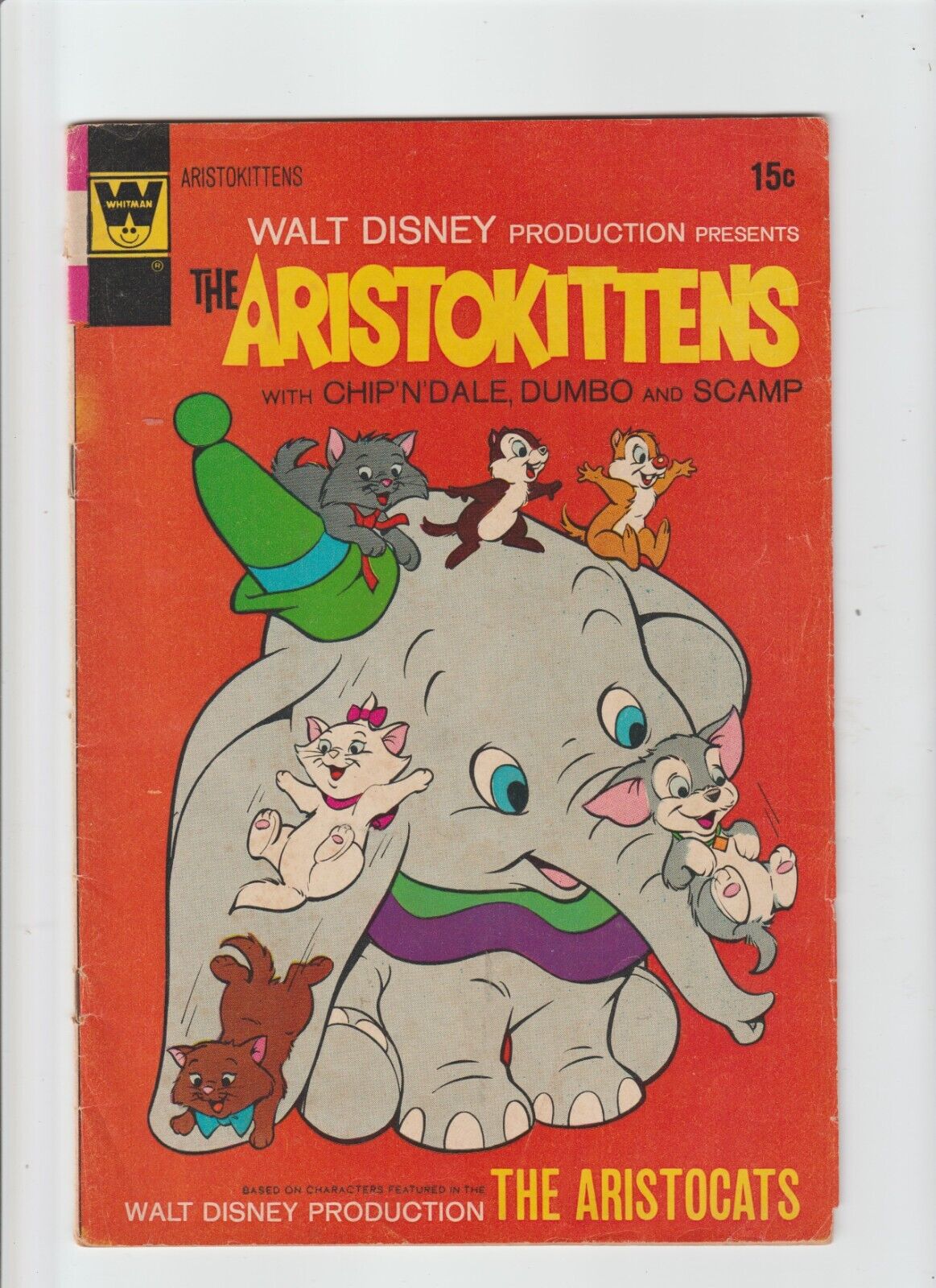 Walt Disney The Aristokittens #2 (1972 Whitman) Very Good