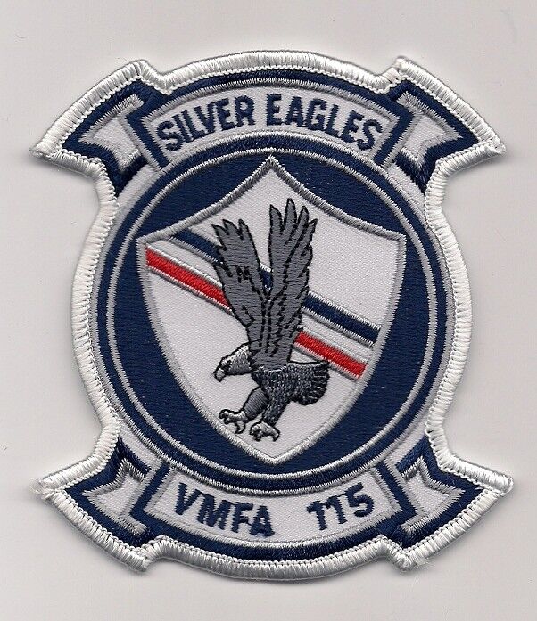 USMC VMFA-115 SILVER EAGLES patch F/A-18 HORNET FIGHTER ATTACK SQN