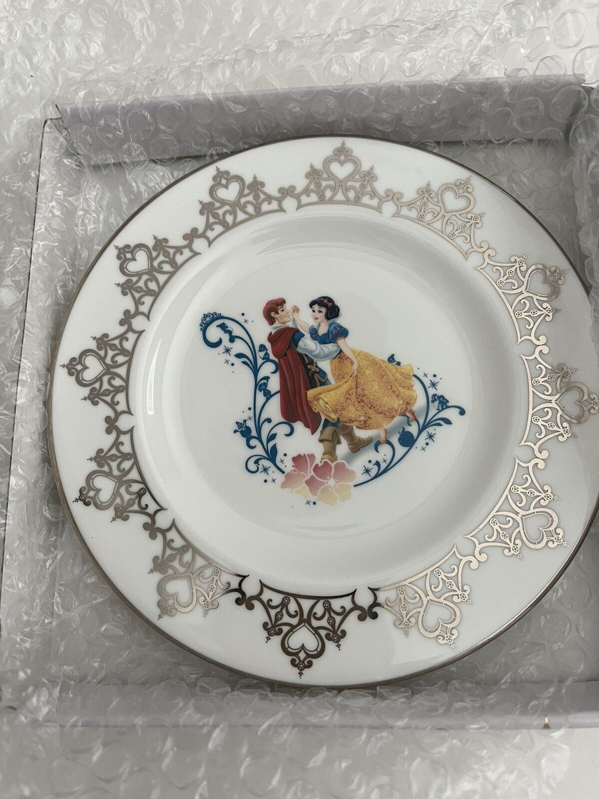 Signed Disney English Ladies Plate Snow White’s Wedding