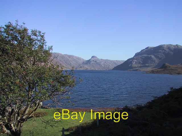 Photo 6x4 Loch Glencoul from near Unapool The Stack of Glencoul can be se c2002