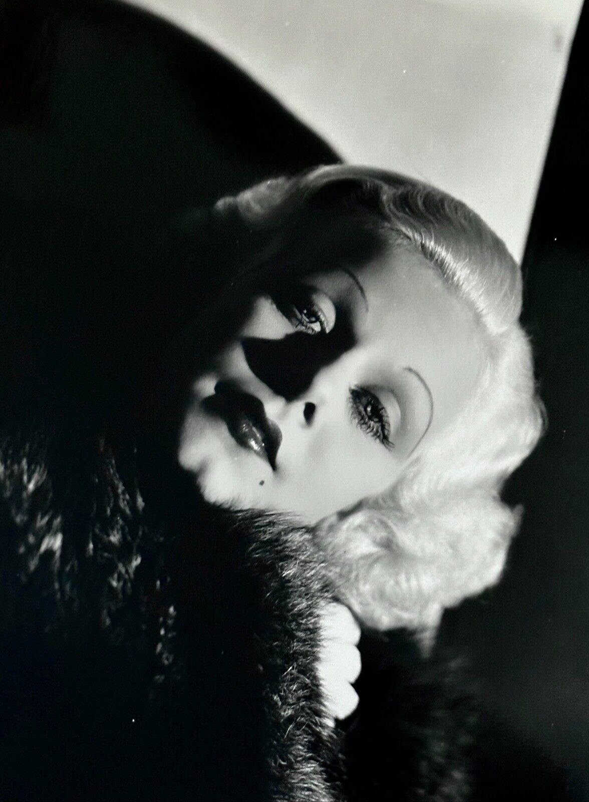 Jean Harlow Hollywood Legend Dramatic Photograph By George Hurrell Circa 1934