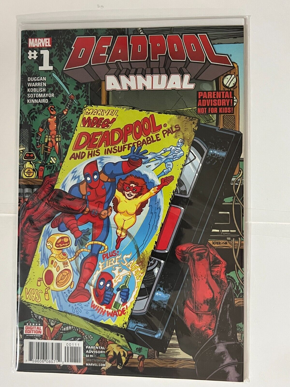 Deadpool Annual #1 Scott Koblish Cover A Marvel 2016 Iceman & Firestar Cover | C
