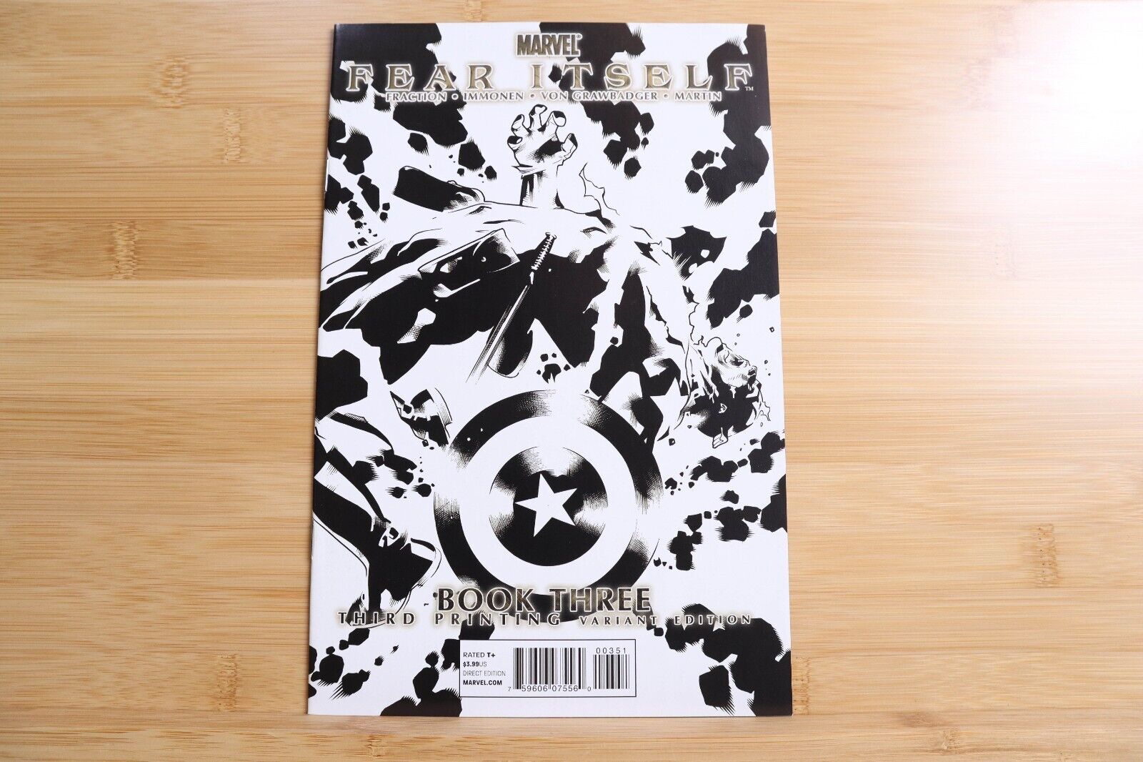 Fear Itself 3rd Printing Variant Edition Marvel VF/NM