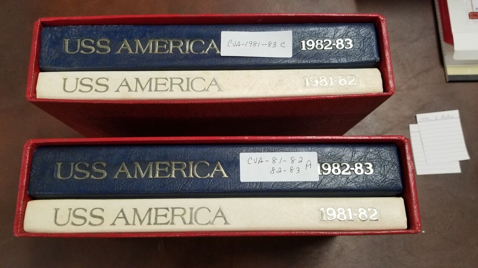 US Navy Cruise Books, CV66 America 1981 - 1983