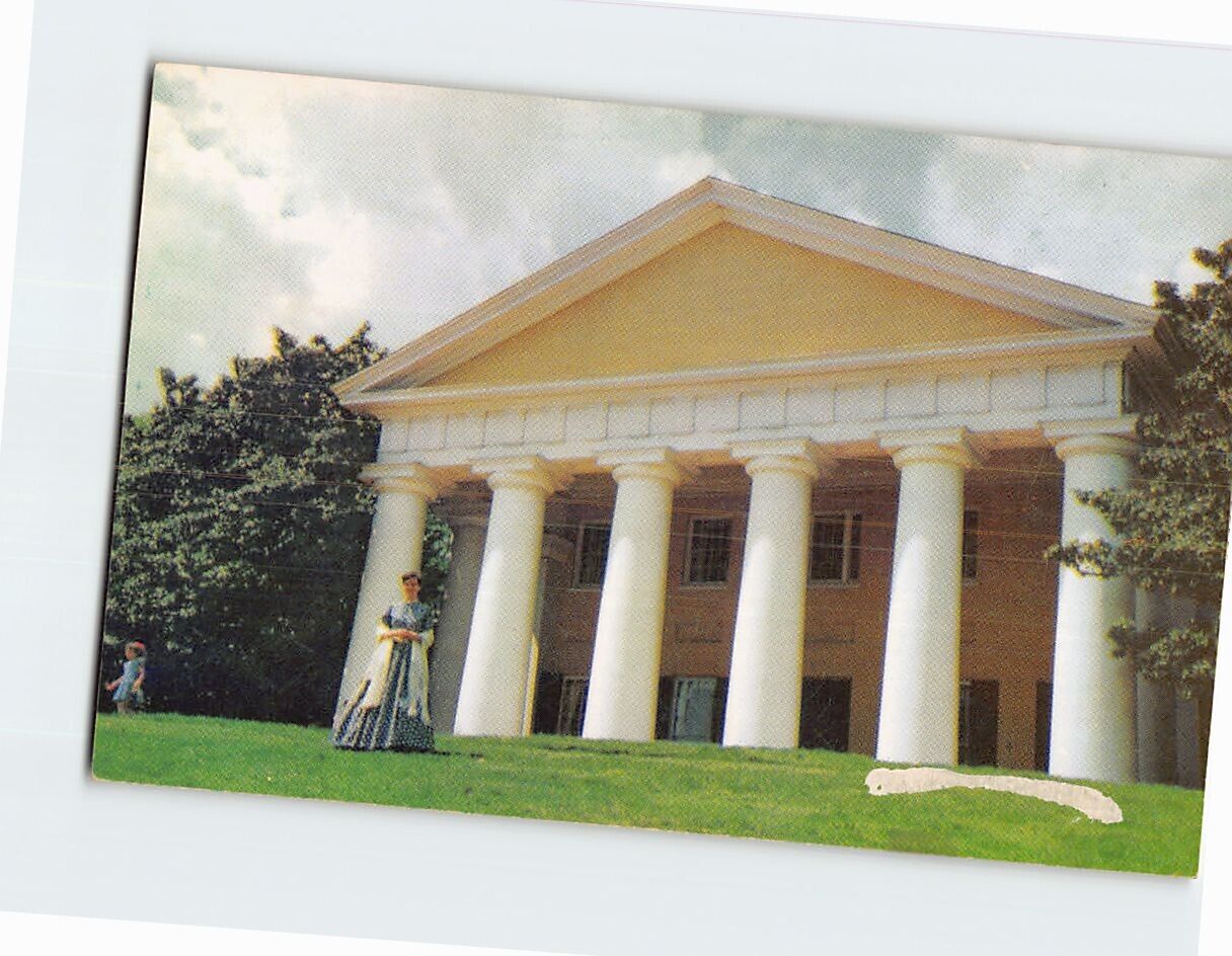 Postcard Lee Mansion Arlington National Cemetery Arlington Virginia USA
