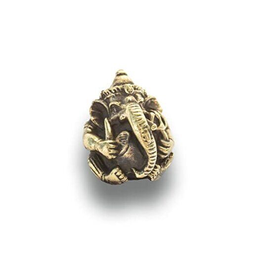 Pocket Ganesh - Brass - Lord Ganesh Ganapati Vinayaka Dakshi­nabhimukhi Murti 