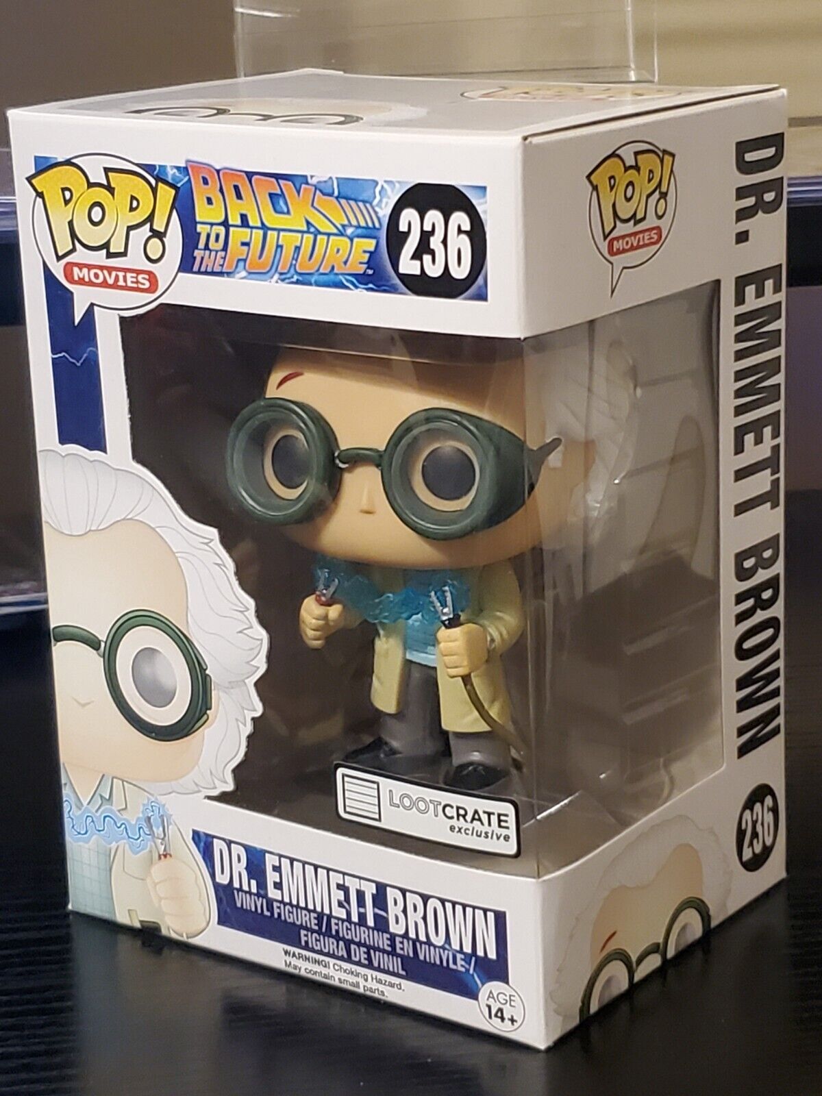 Back To The Future Funko Pop #236 Dr. Emmett Brown Loot Crate Exclusive