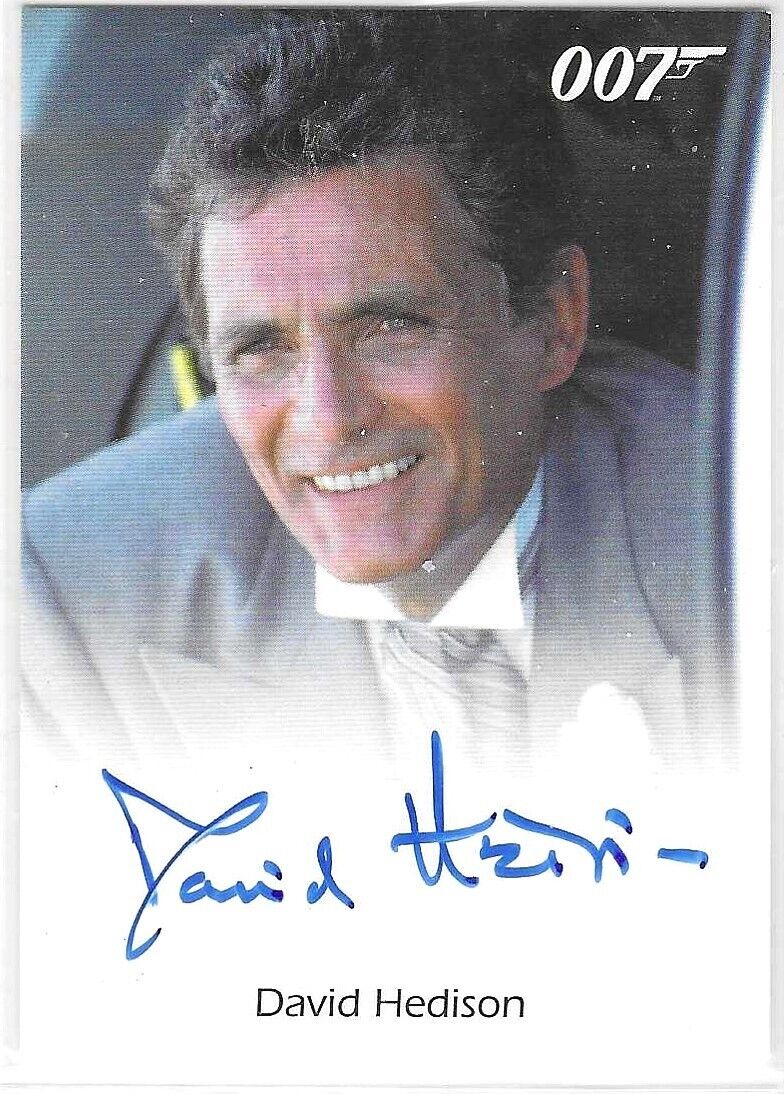 James Bond 007 Autograph David Hedison (Felix Leiter) Licence to Kill