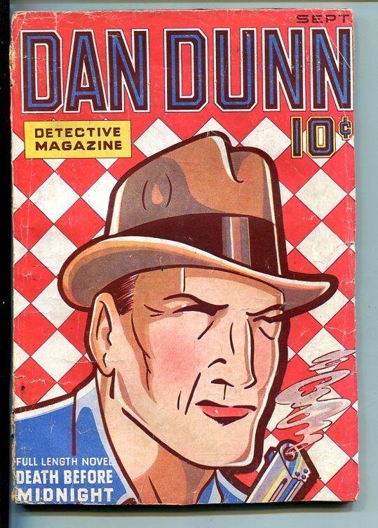 Dan Dunn Detective--September 1936--Pulp Magazine--N/A--VG-