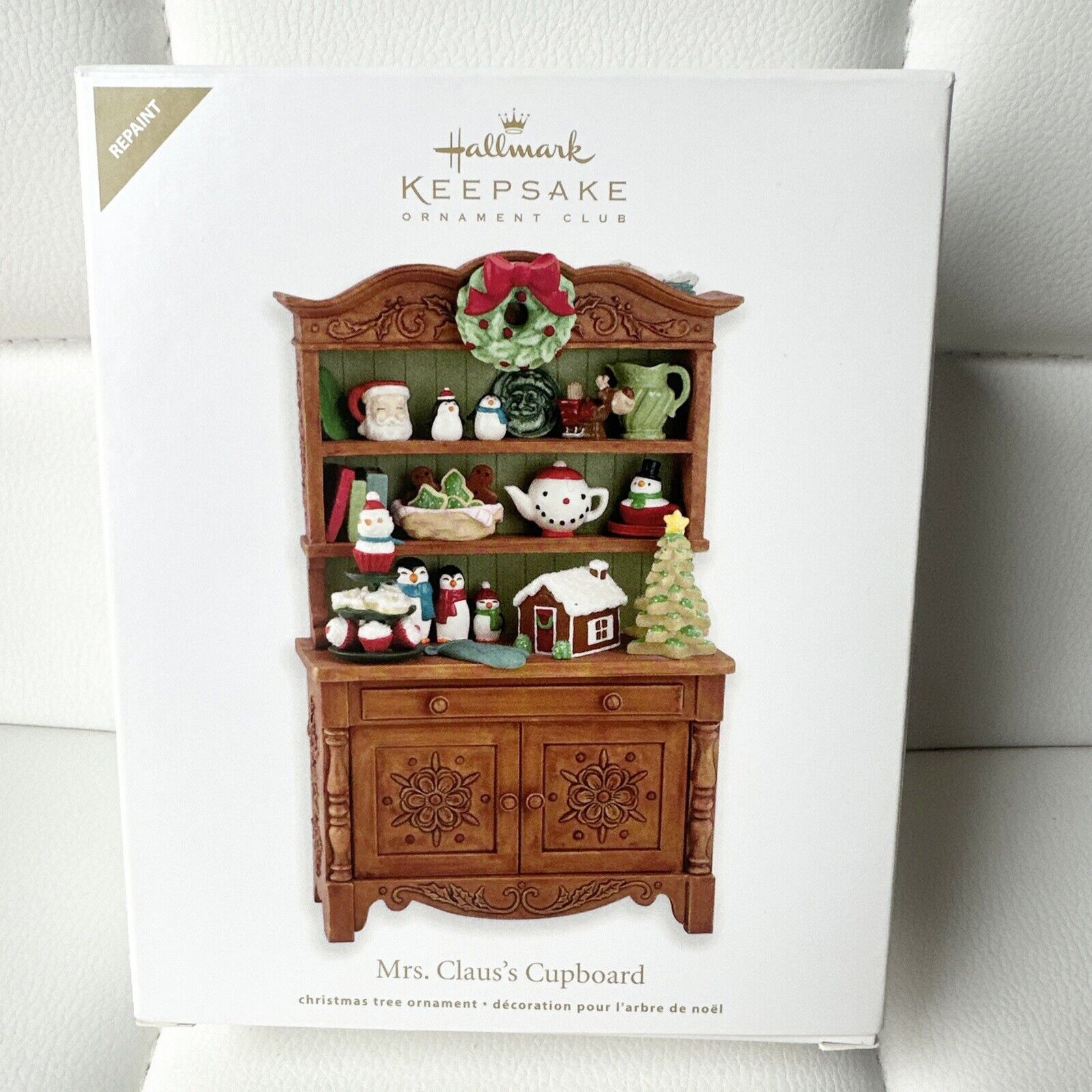 2012 Hallmark Mrs. Claus\'s Cupboard Keepsake Ornament Repaint Club Exclusive