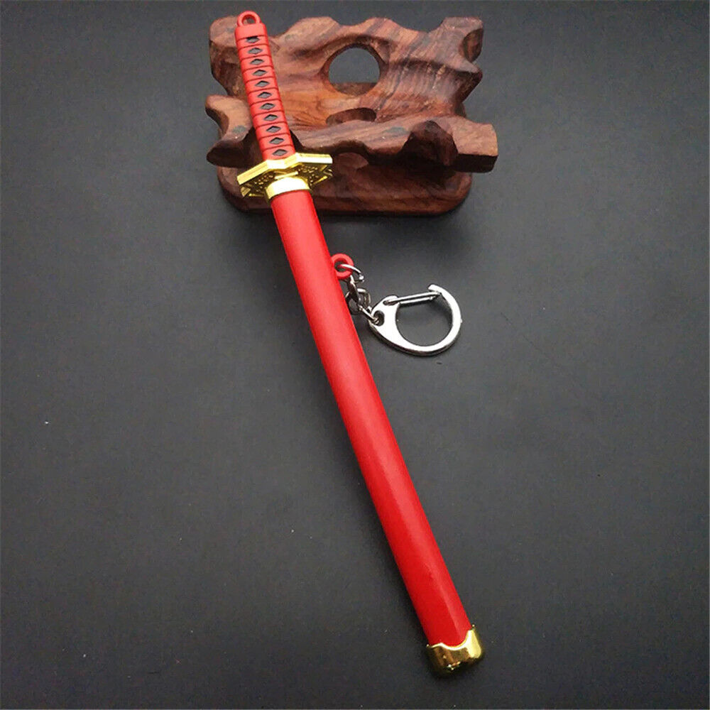 Mini Japanese Katana Samurai Sword Envelope Letter Opener Katana Keychain Stand