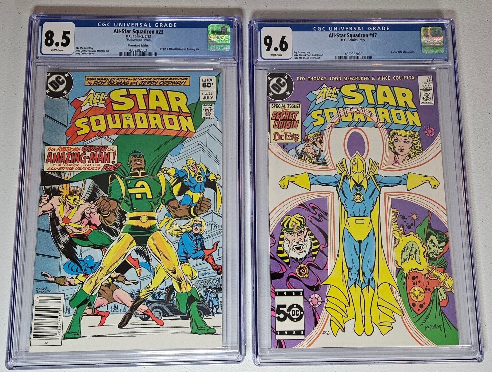 All Star Squadron 1-67 COMPLETE SET With ANNUALS 1-3 DC COMICS 1981 - 2x CGC