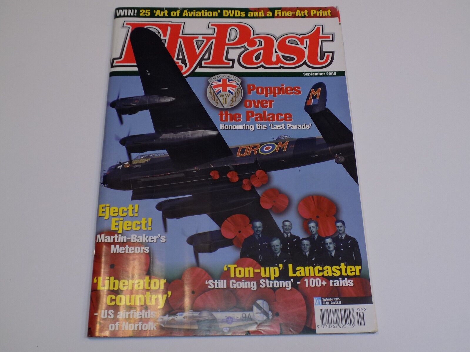 Fly Past Magazine Sep 2005 Poppies Martin-Baker Meteors Lancaster Liberator RAF